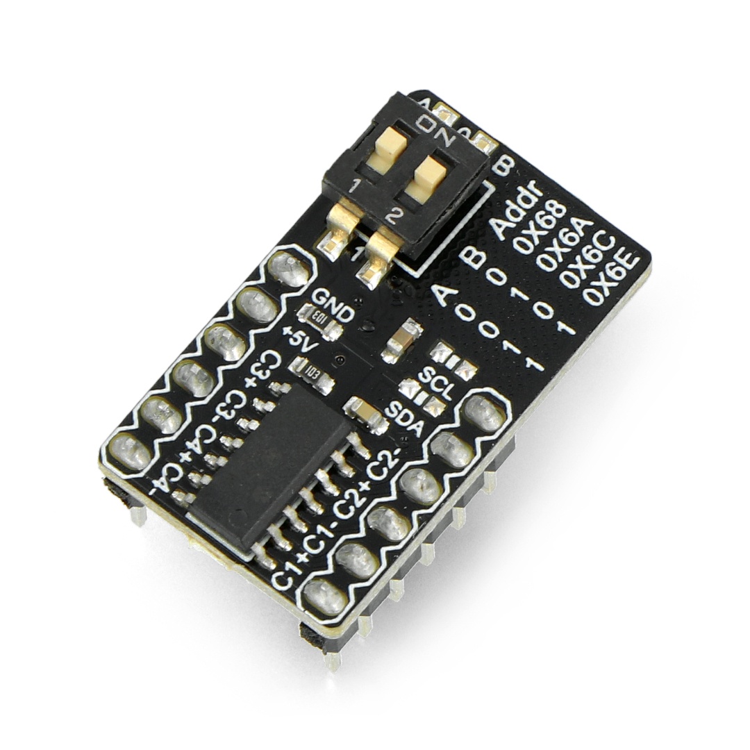 MCP3424 - przetwornik ADC 18-bitowy 4-kanałowy I2C